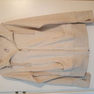Active Life Hooded Sweatshirt Jacket size XLarge in Oatmeal